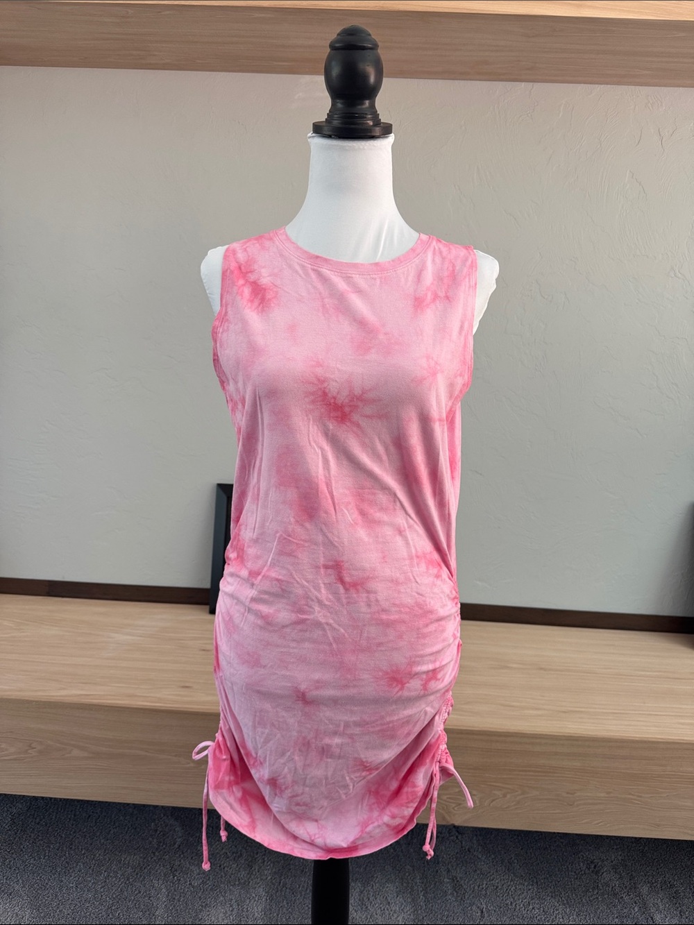 PINK Victoria's Secret Pink Tie-Dye Sleeveless Mini Dress